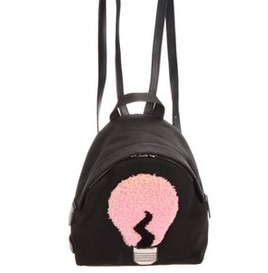 SOLD Fendi Mini Shearling Lightbulb Backpack